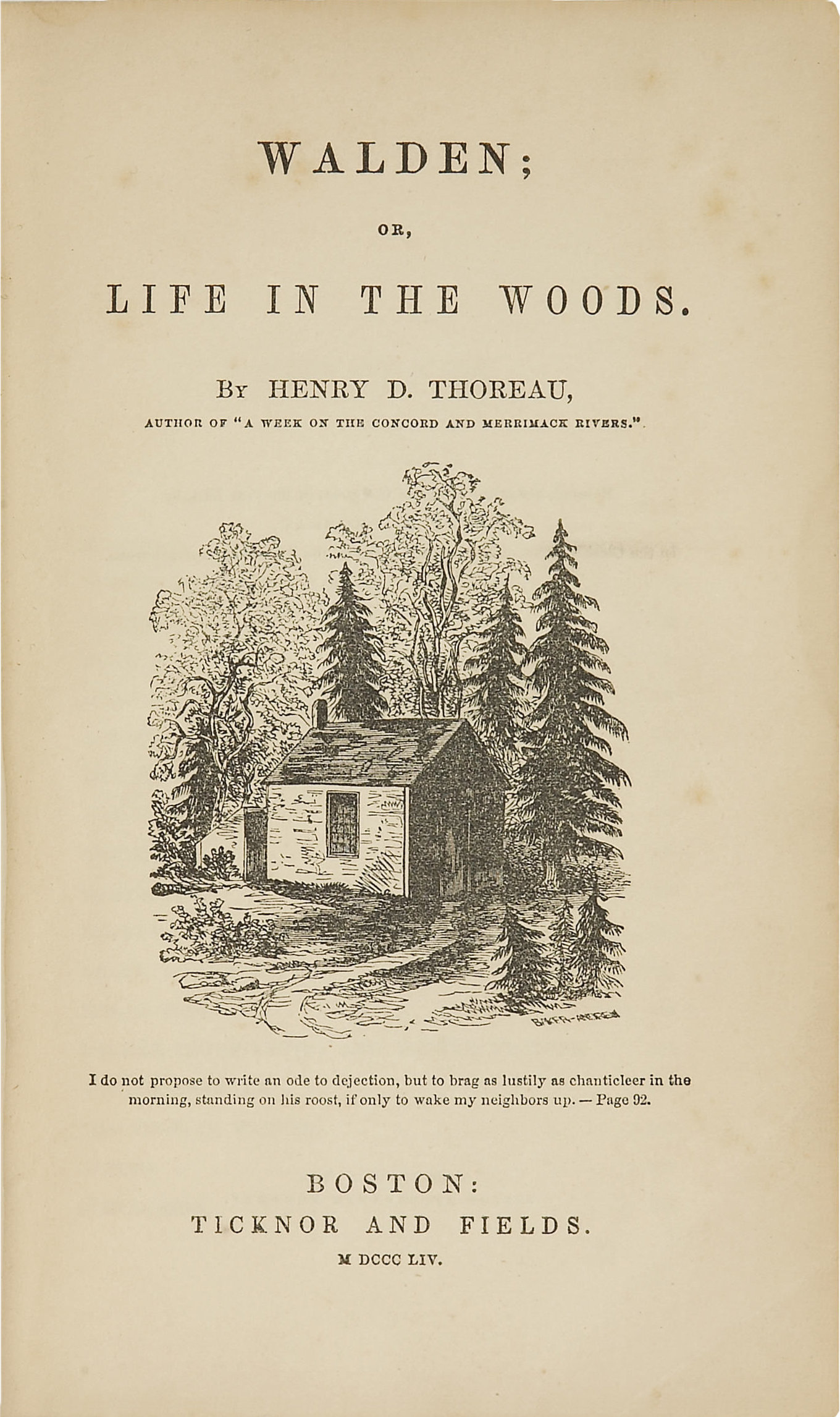 By Unknown author - English Wikipedia, originally updated by user:Shward103. Same title page can be seen at The Walden Woods Project, Public Domain, https://commons.wikimedia.org/w/index.php?curid=2226804